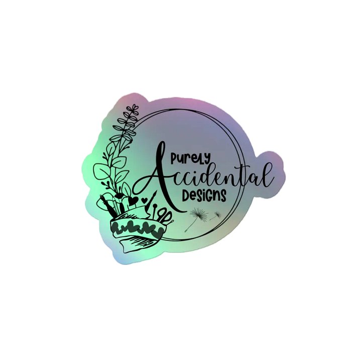 Purely Accidental Designs Logo Sticker product image (2)