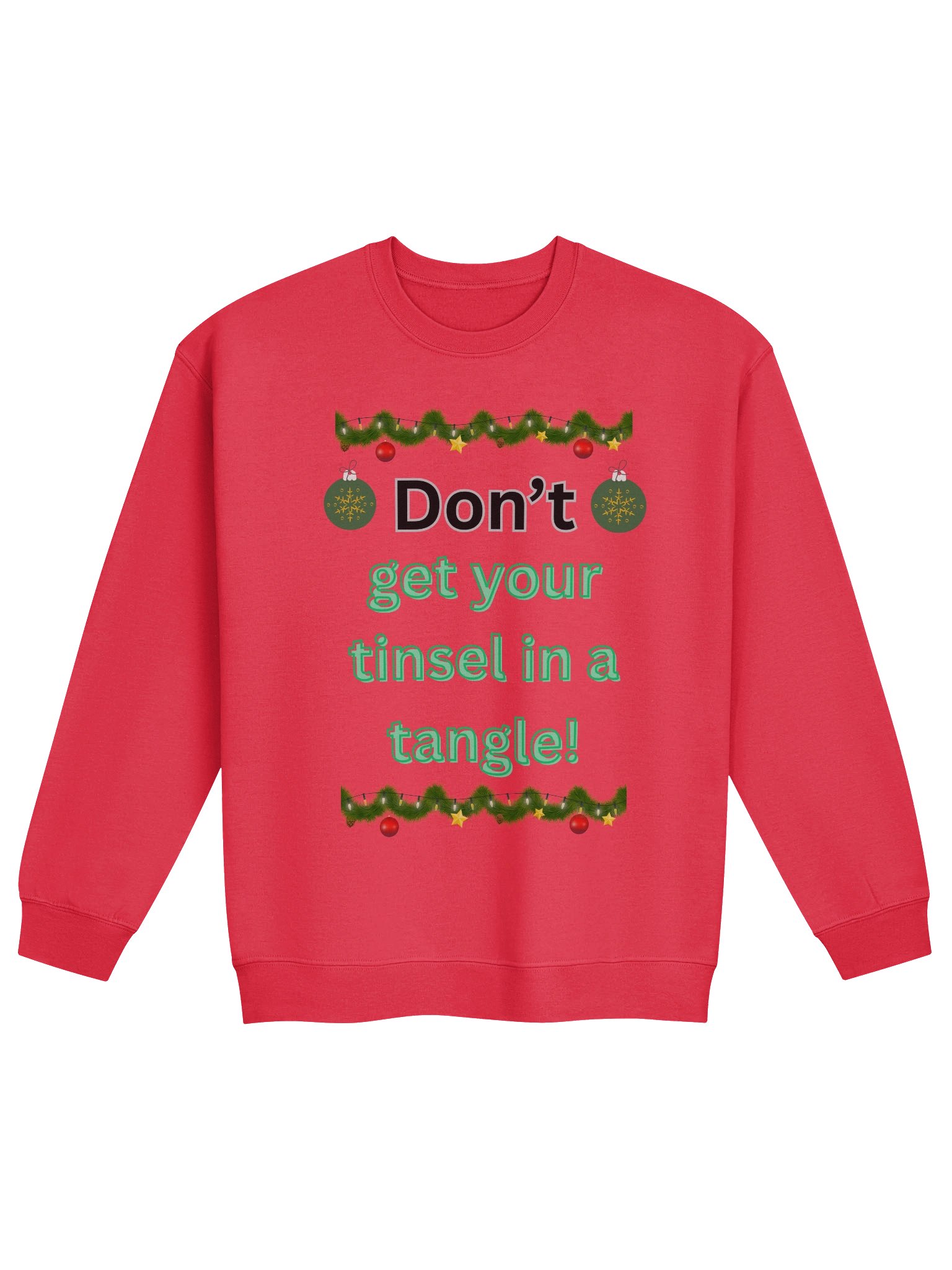 Festive Tinsel Crewneck Sweatshirt product image (1)