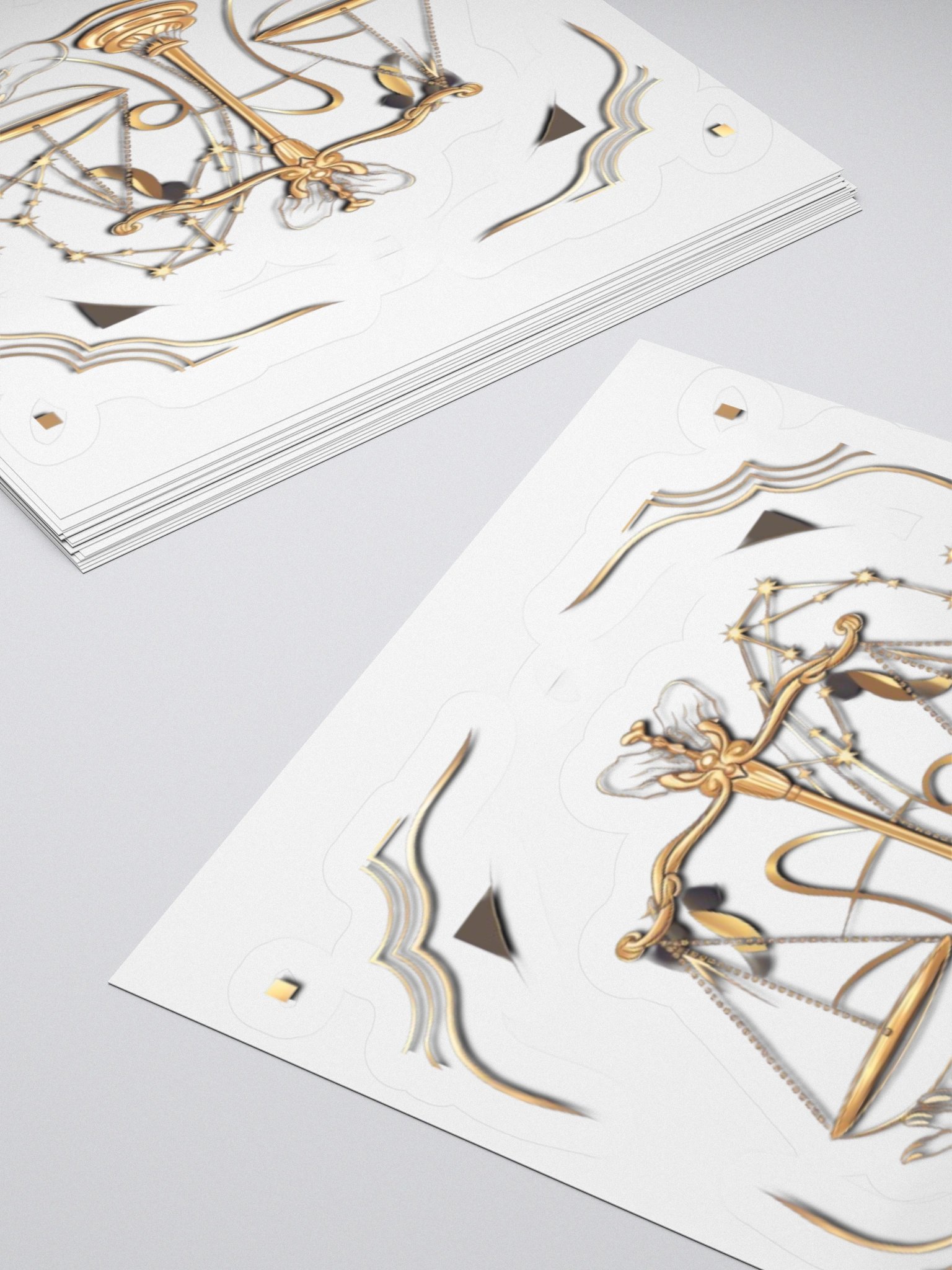 Libra Scales & Constellation Kisscut Stickers product image (10)