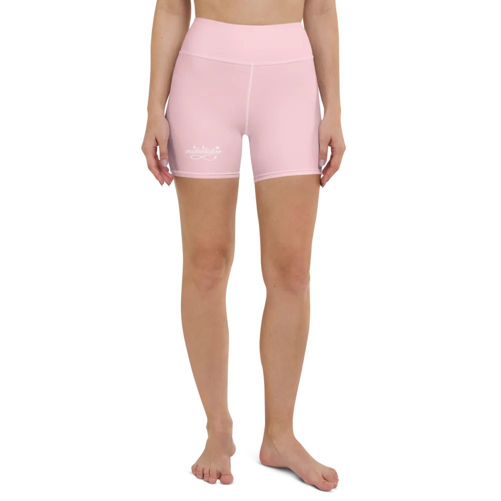 Pastel Pink Yoga Short "MsDevilishxo" product image (2)
