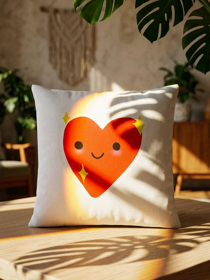 Smiling Heart All-Over Print Pillow product image (1)