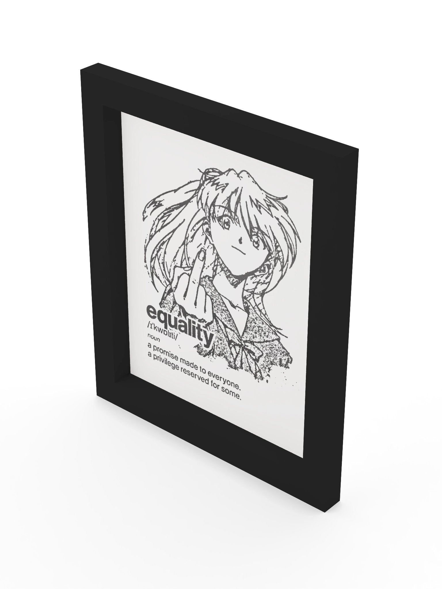 EQUALITY ! Framed Print. product image (3)