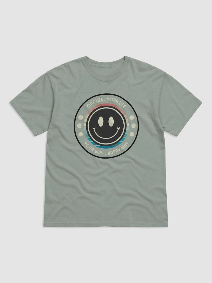 Don't Worry Be Happy Circle T-Shirt product image (6)