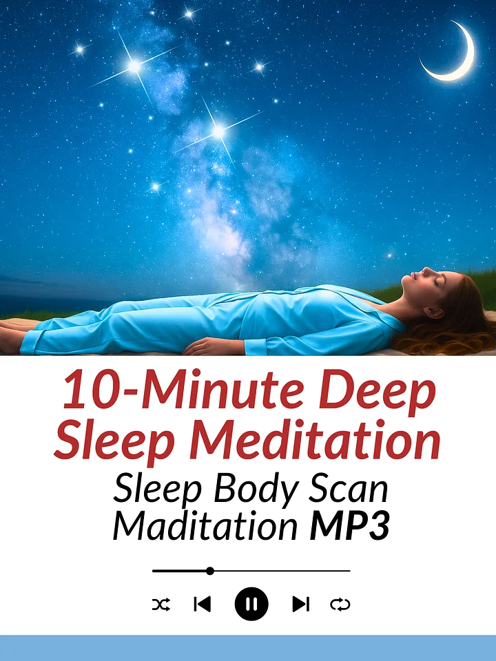 10-Minute Body Scan Meditation for Deep Sleep & Relaxation | MP3 Audio Download product image (1)