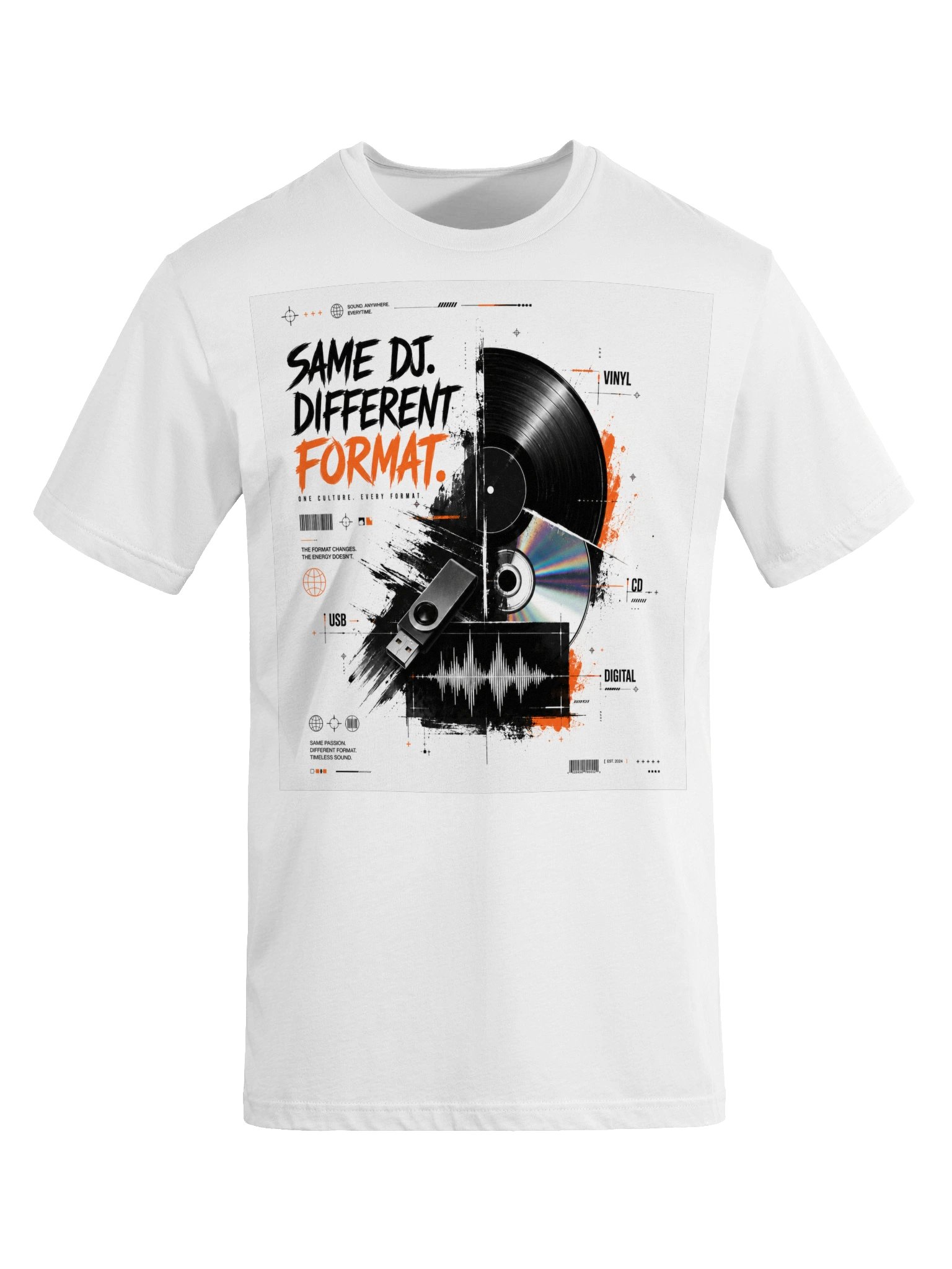 SAME DJ DIFFERENT FORMAT TEE product image (6)