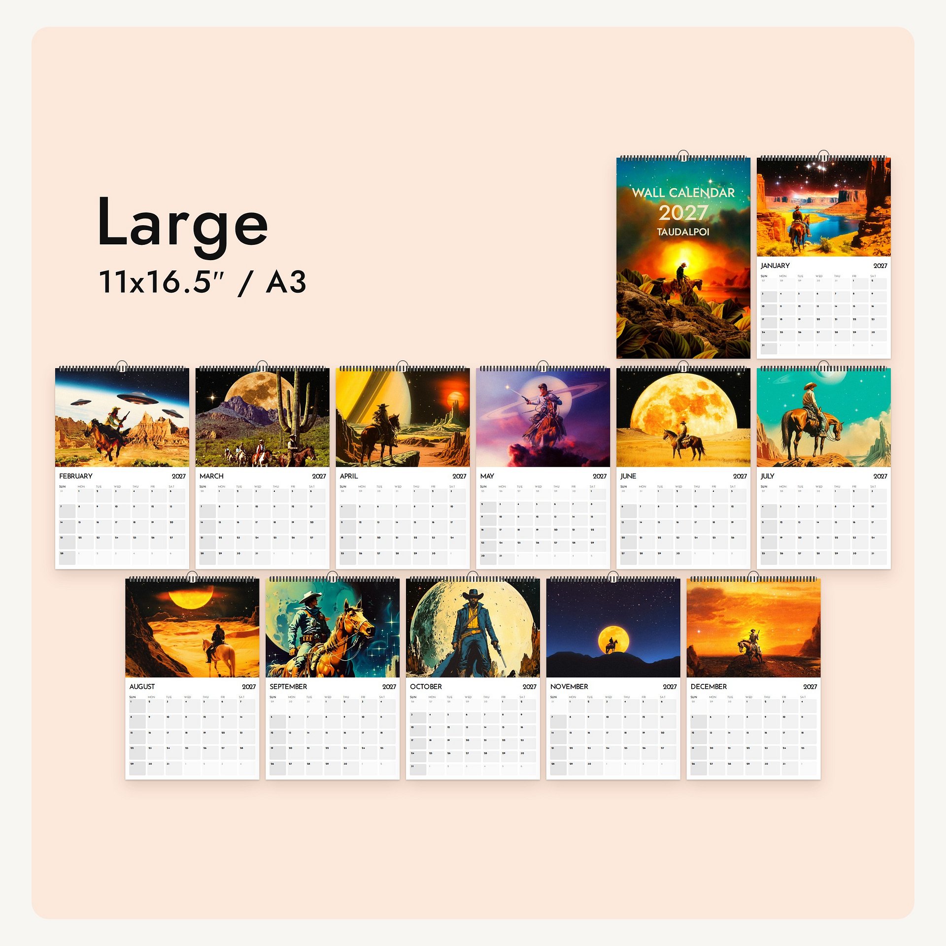 Western 2027 Calendar product image (11)