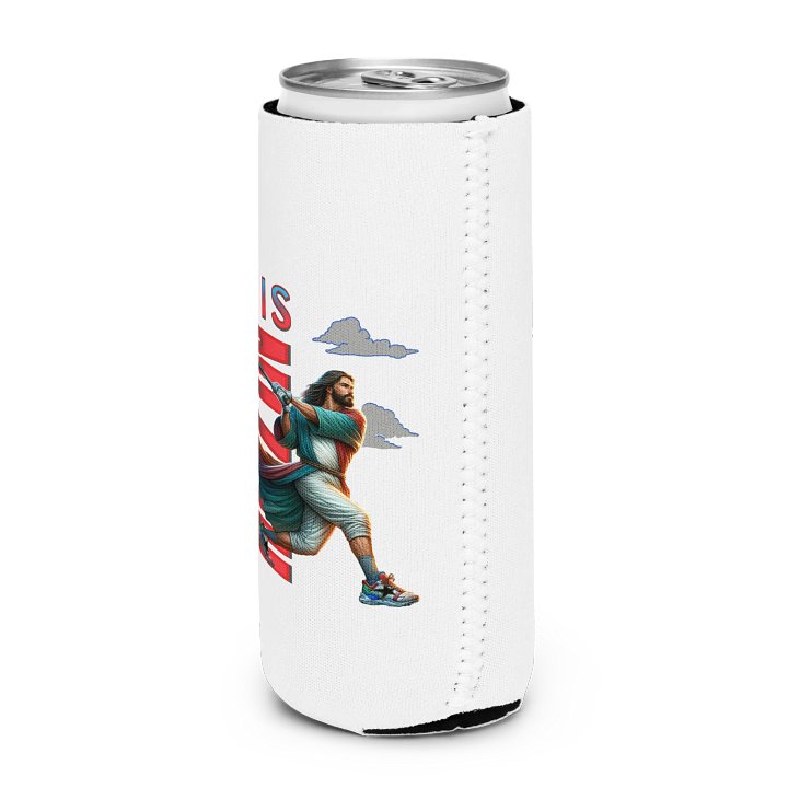 He Is Rizzin Baseball Robe Can Cooler product image (2)