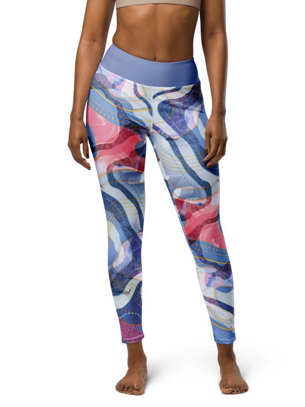 Tectonic map-Yoga Leggings product image (11)