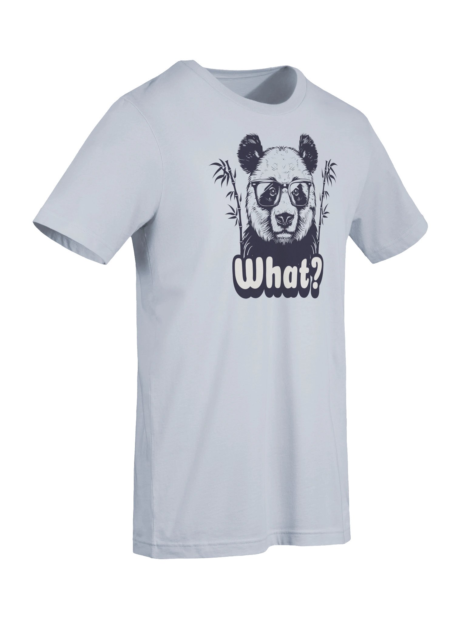 Funny Panda with Glasses and Bamboo T-Shirt product image (7)
