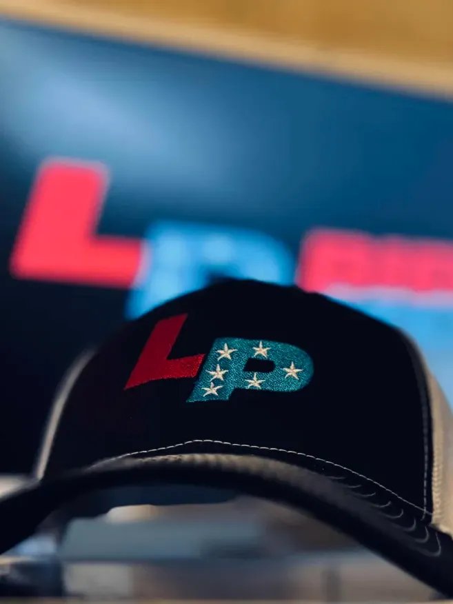LP Trucker Hat Red, White, and Blue product image (1)