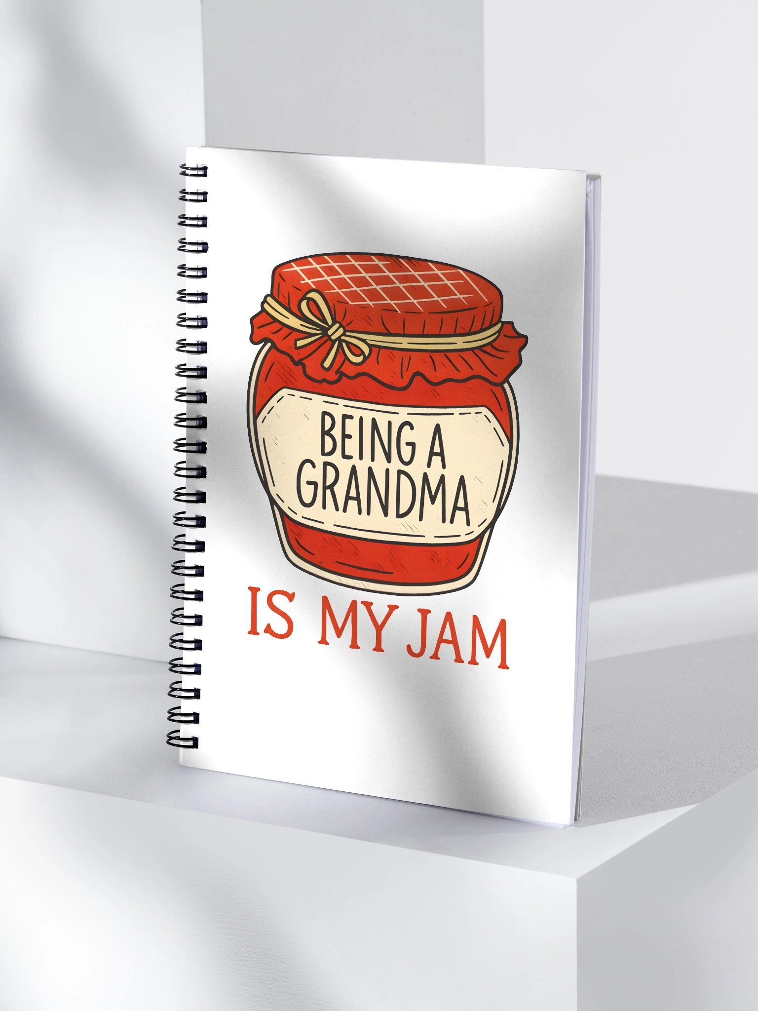 Being a Grandma Is My Jam Spiral Notebook product image (4)