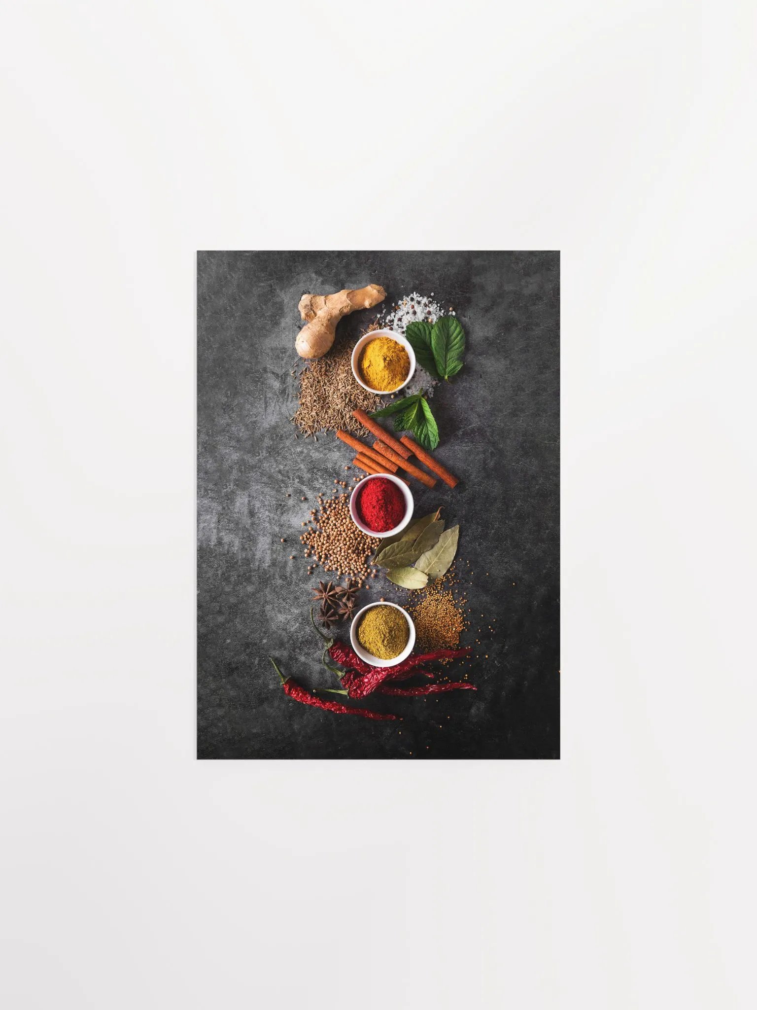 Spices (Italian/Spanish cuisine) — Food kitchen poster/blackboard, kitchen decor, kitchen wall art, aesthetic poster, minimalist poster product image (6)
