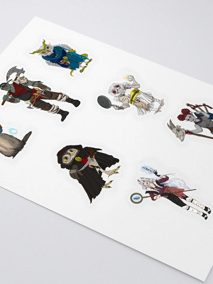 The Dirty Rollers Kerfuckles Character Art Sticker Sheet product image (2)