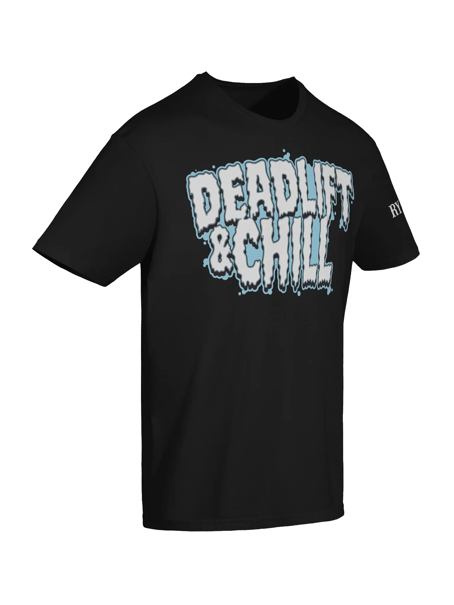 DEADLIFT & CHILL 2 TEE (WHITE LOGO) product image (10)