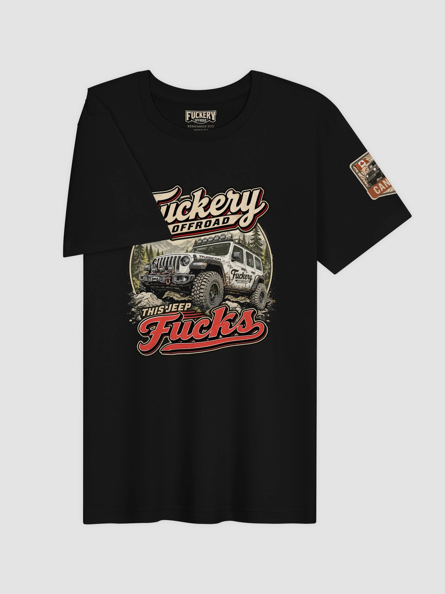 Unisex t-shirt with This Jeep Fucks (Version 1) product image (1)
