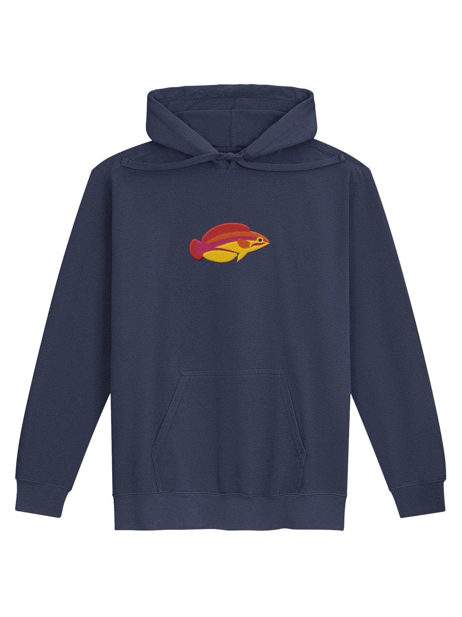 Flame Wrasse Premium Hooded Sweatshirt (Embroidered) for Reef and Marine Aquarium Lovers product image (6)