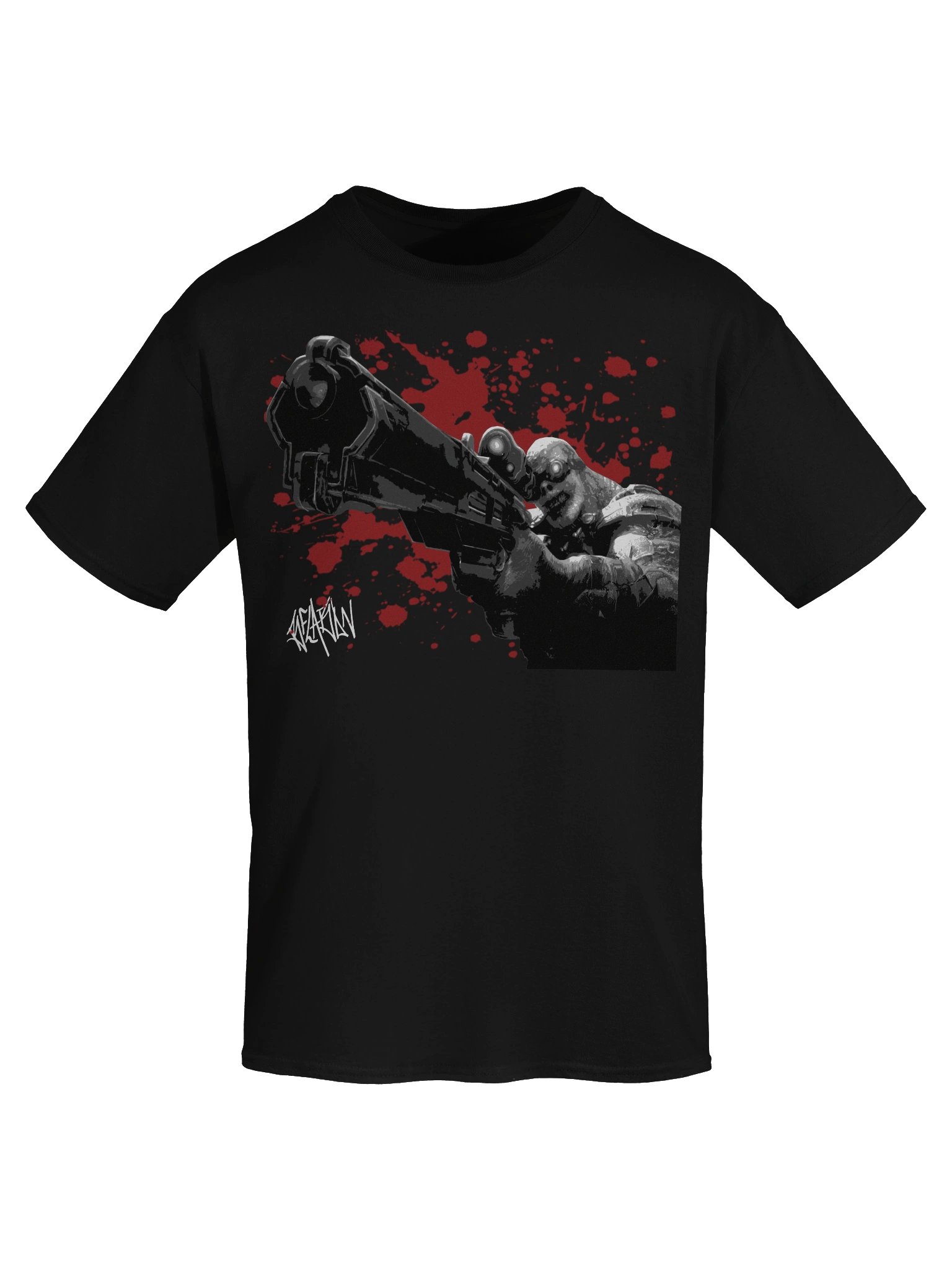 Sniper painting tee (BLACK) product image (7)