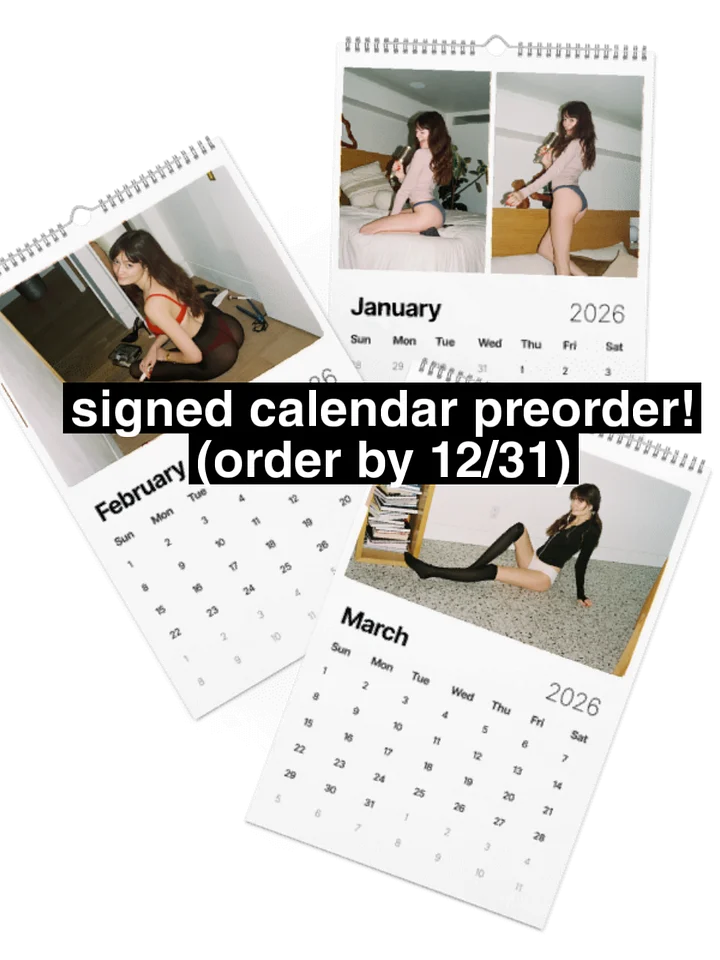 CEO 2026 Calendar Signed With a Kiss product image (1)