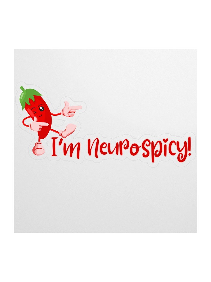 Large I'm Neurospicy! Sticker product image (1)