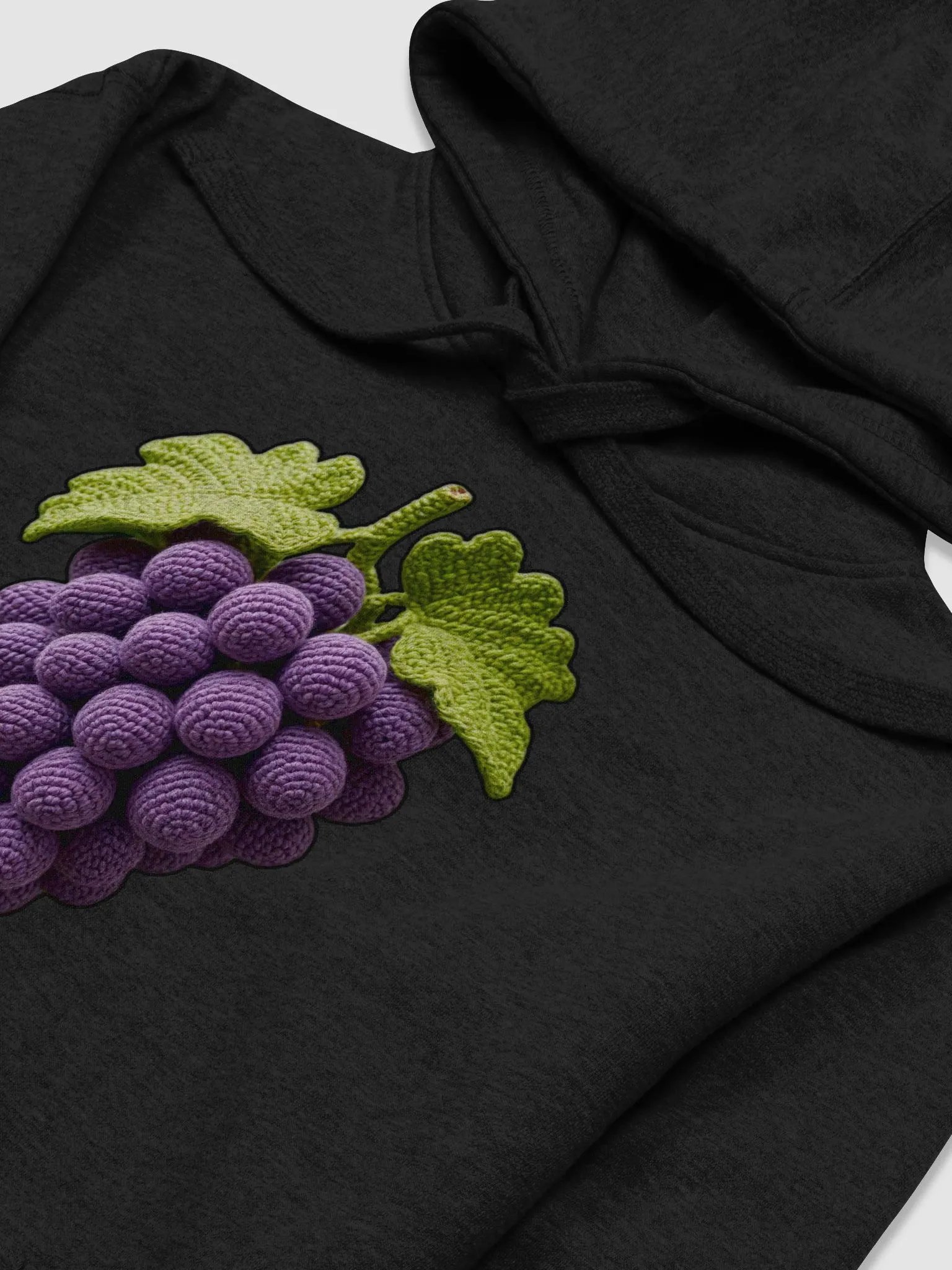 CozyAvocado Cotton Heritage Unisex Premium Hoodie Grape Slice #4 product image (3)