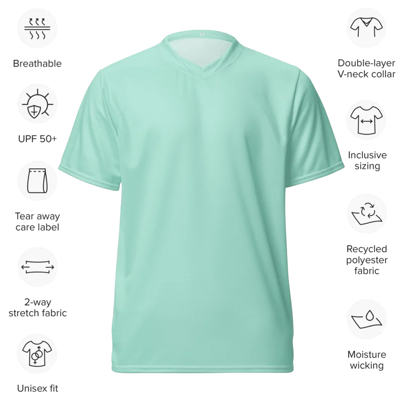 Mint Wave Eco Sports Jersey product image (4)