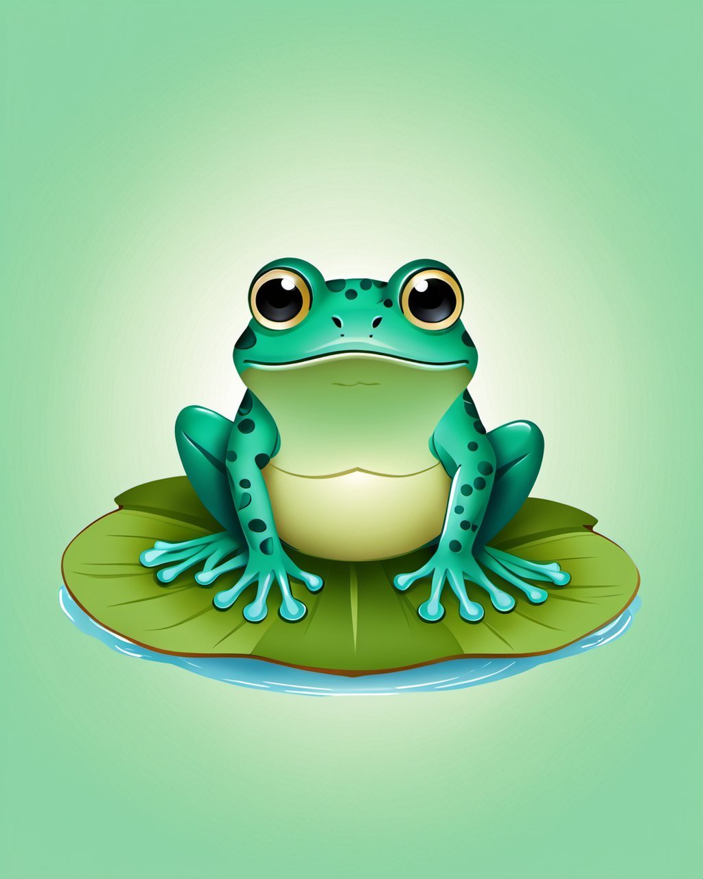 Bold Flat Frog Pop Art product image (9)