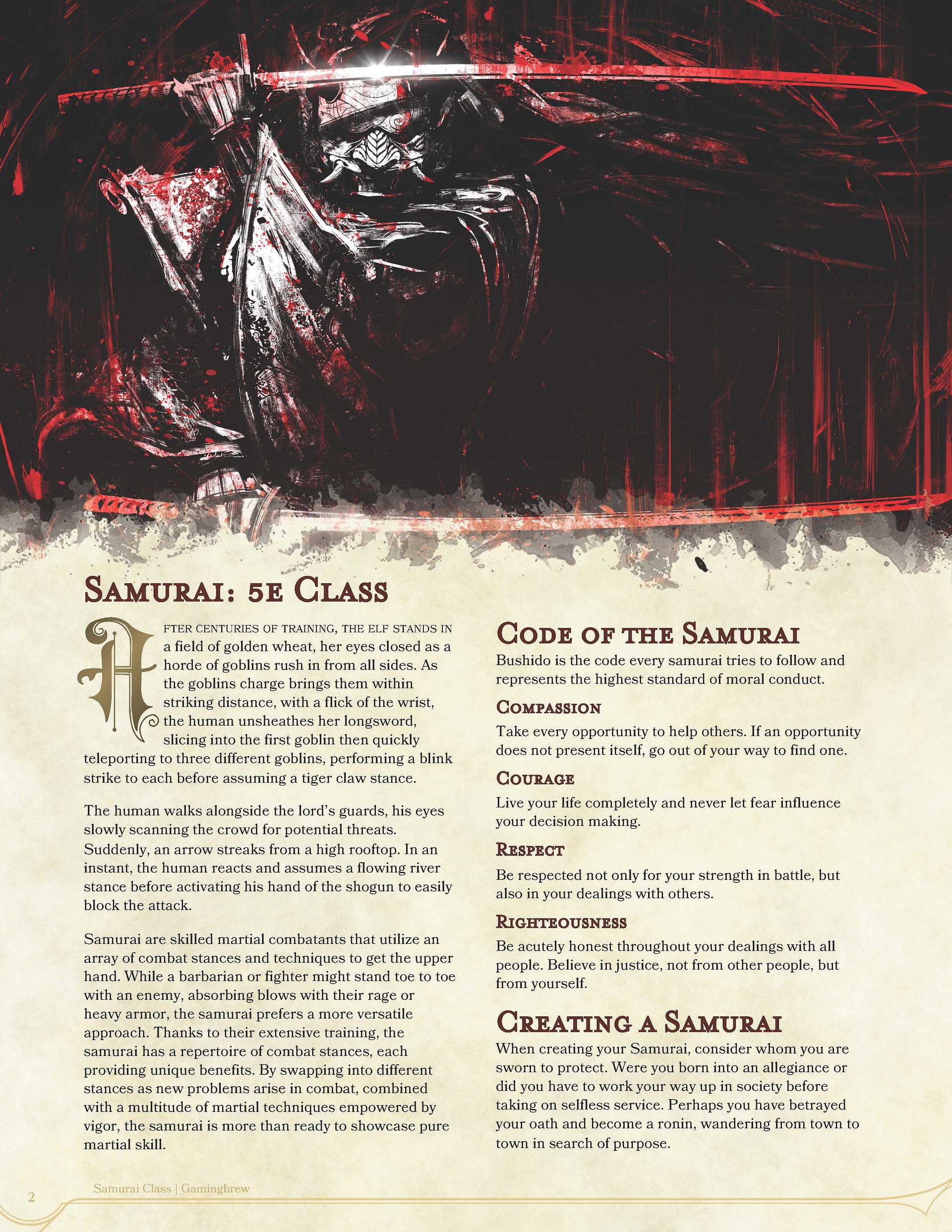 Samurai 5E Class (PDF) product image (3)