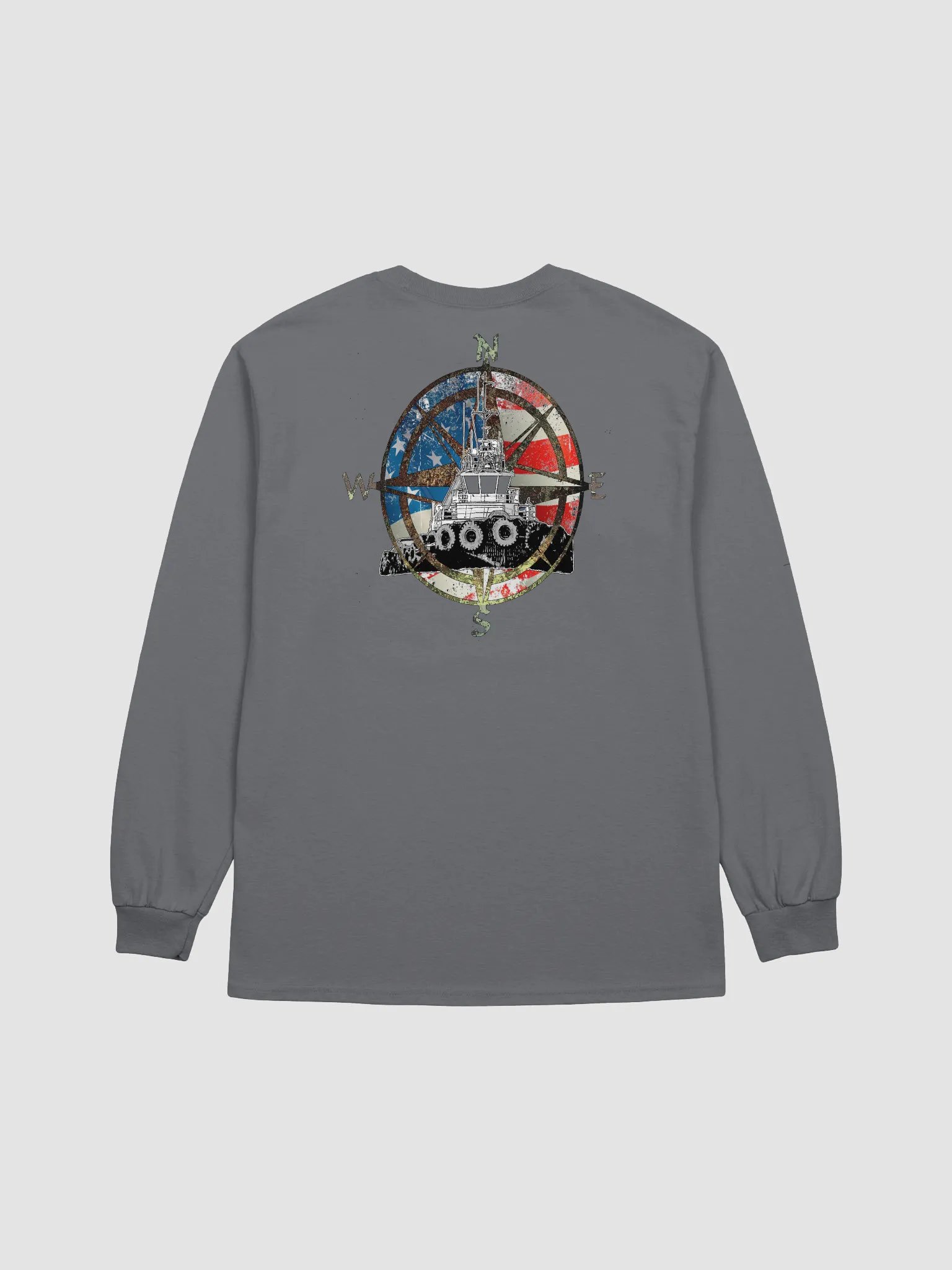 AF - Compass Rose & Tug Marshall Foss – Maritime Workwear | Twin Anchor Apparel Saltwater Long Sleeve Line product image (37)