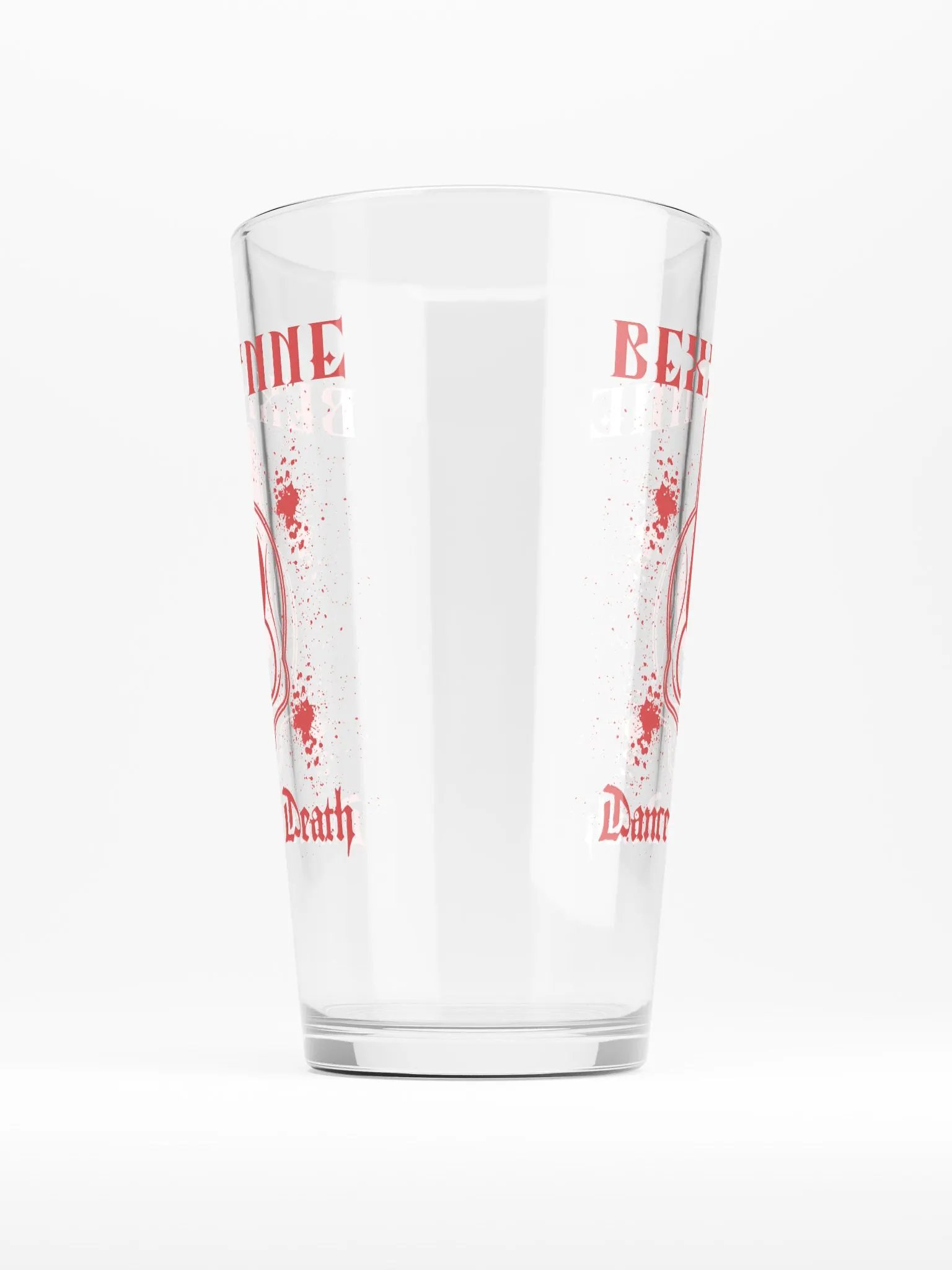 DANCE WITH DEATH PINT GLASS product image (2)