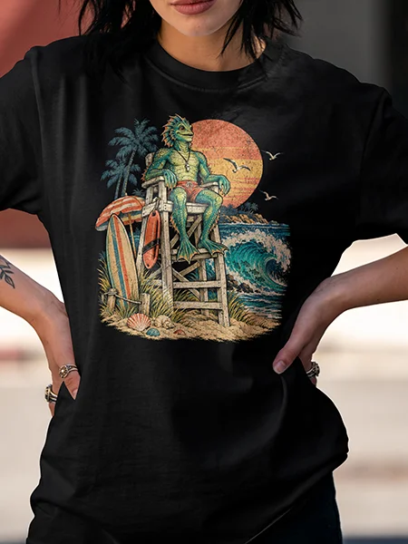Creature on Duty — Monsters Off Duty Tee product image (4)
