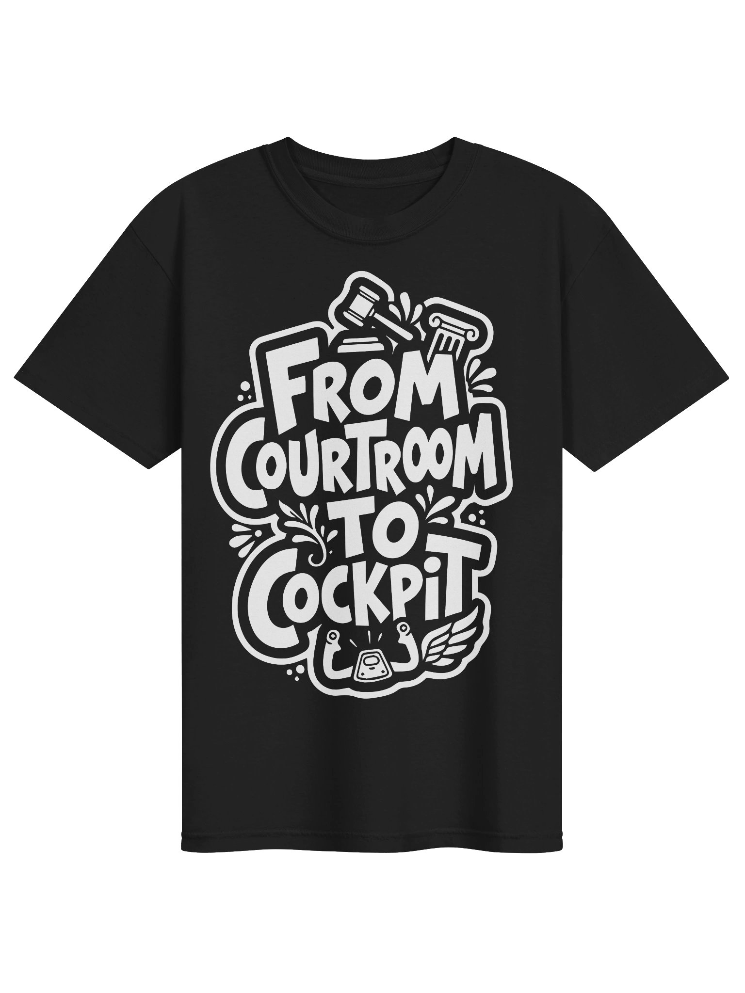 From Courtroom to Cockpit Tee product image (1)