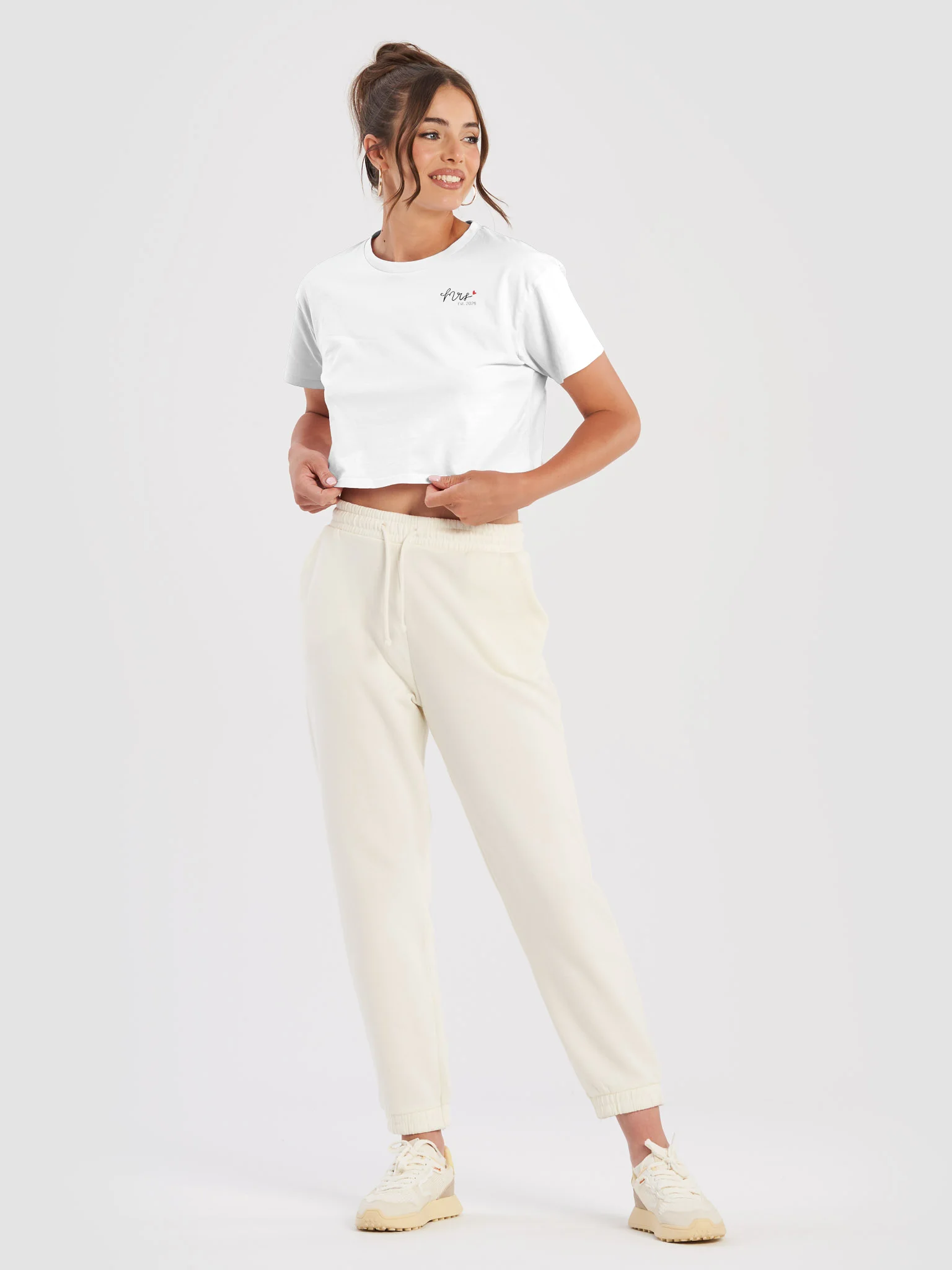Mrs. Est. 2026 Women’s Crop Top product image (2)