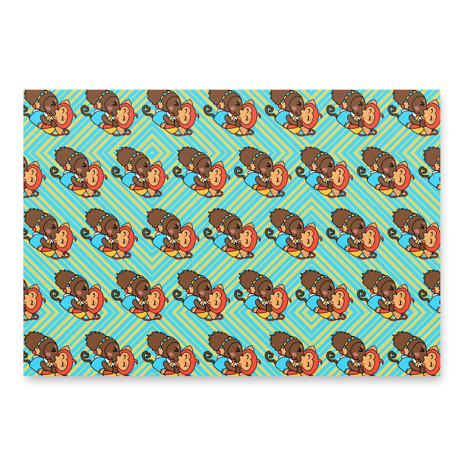 Monkey Yuri Wrapping Paper product image (2)