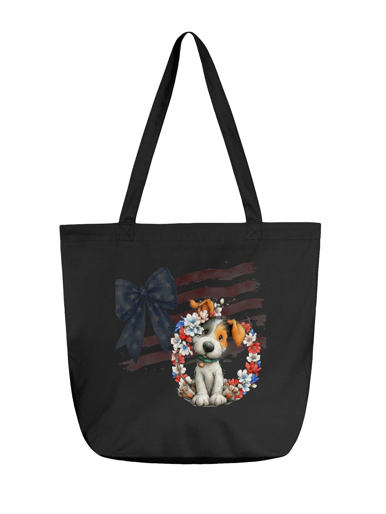 Patriotic Puppy Tote Bag product image (2)