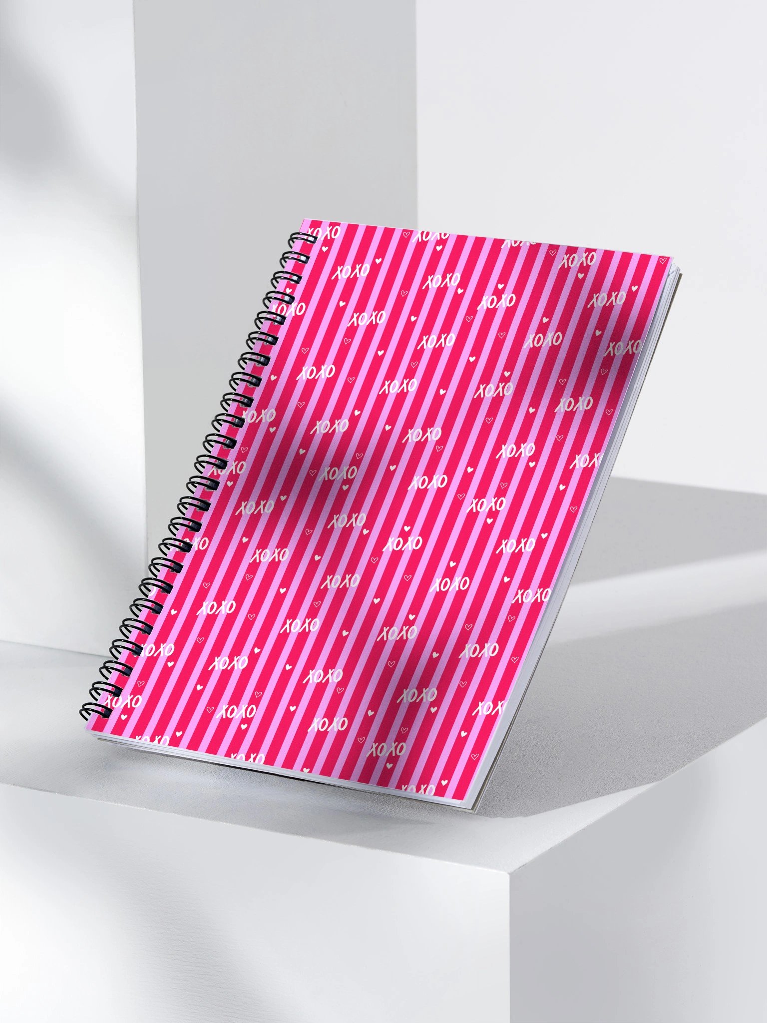XOXO Blush Spiral Dotted Journal/Notebook. product image (3)