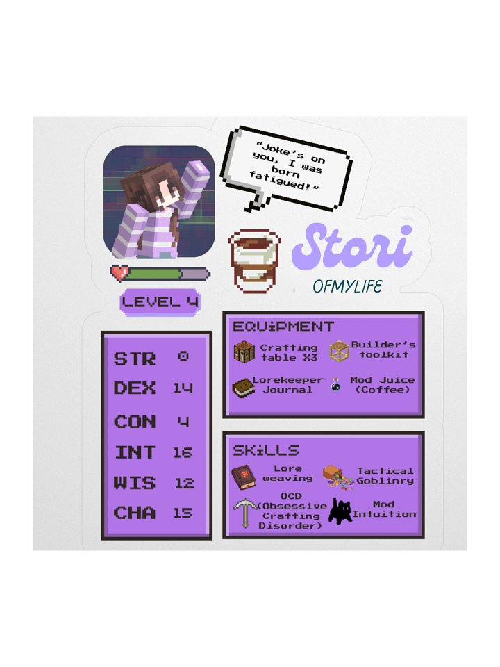 Storiofmylife Profile Sticker product image (2)