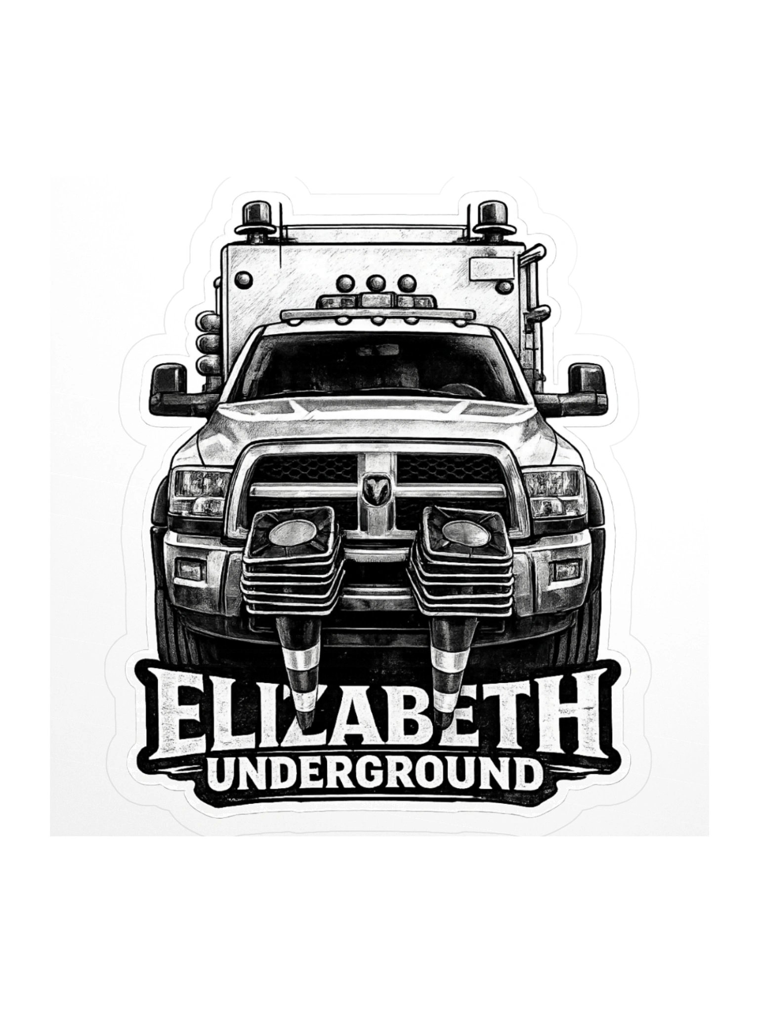 Work Truck Sticker (Dodg product image (1)