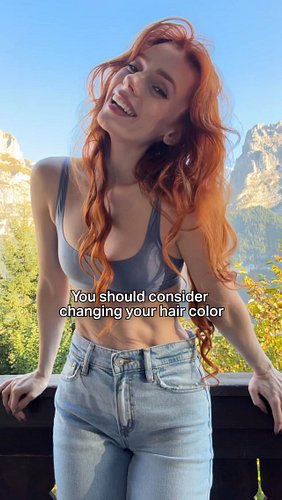 Anymore unsolicited advice? 🙂

#redhead #gingerhair
