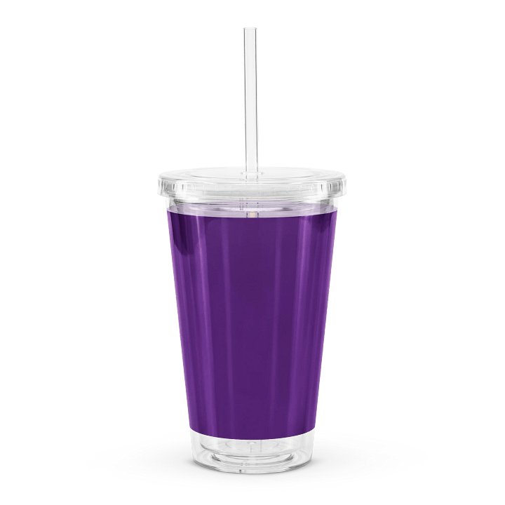 Theology Isn't Just for Boys Double Wall Clear Plastic Tumbler product image (2)