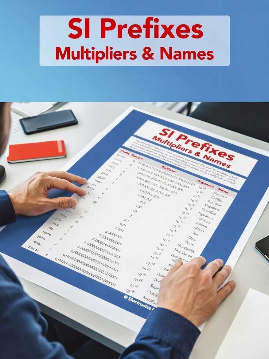 SI Multipliers & Prefixes Crib Sheet product image (1)