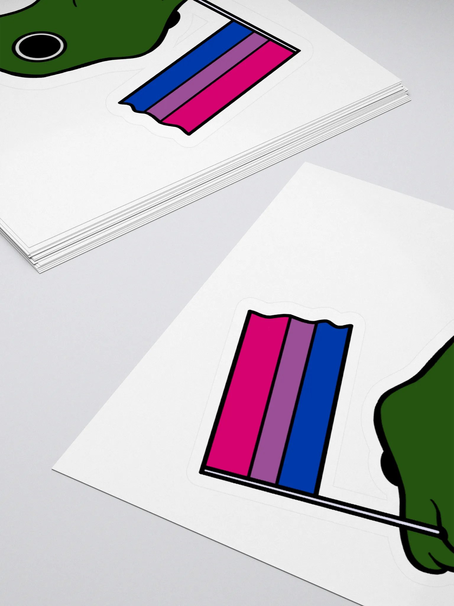 Bisexual Pride Flag Sticker product image (4)