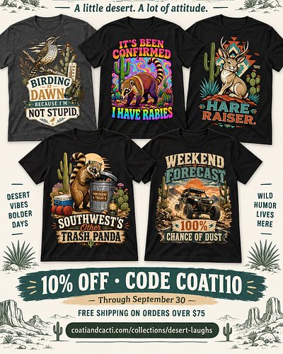https://coatiandcacti.com/collections/desert-laughs