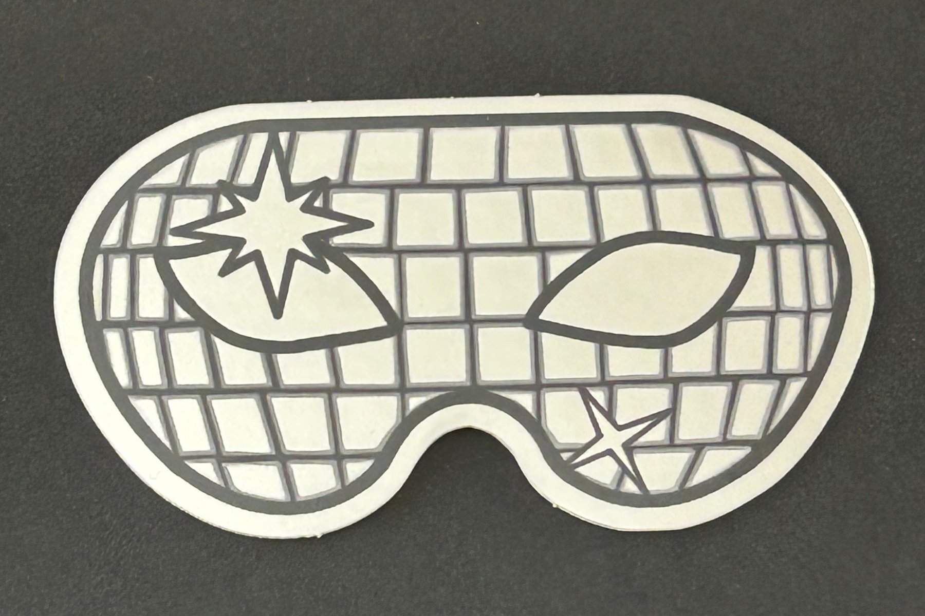 Mirror Mask Vinyl Sticker product image (1)