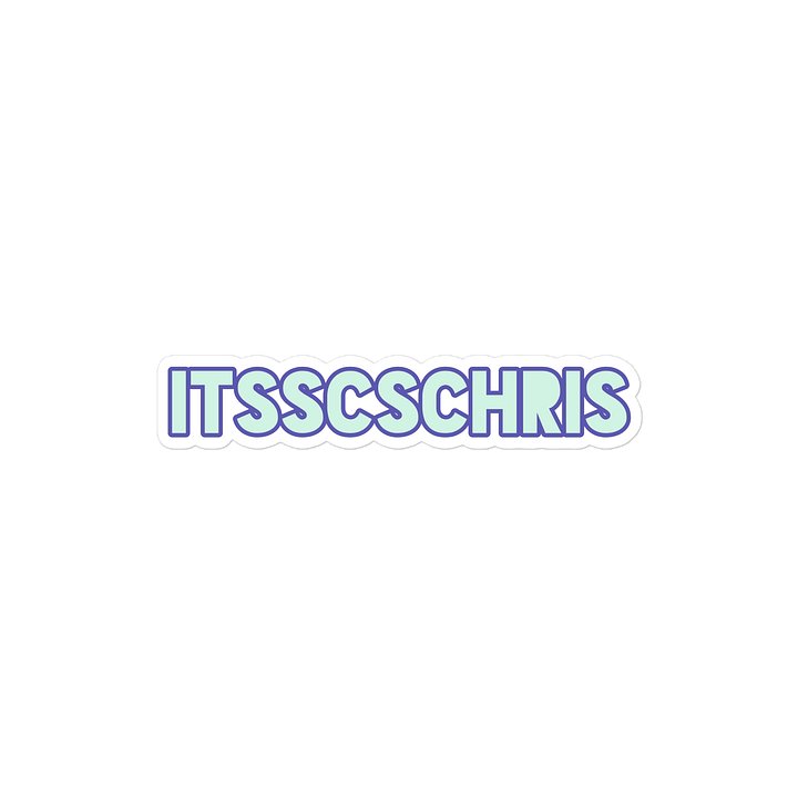 itssCSChris Huge 8"x10" Sticker product image (1)
