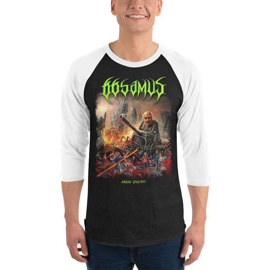 Jurassic Geriatrics raglan product image (1)