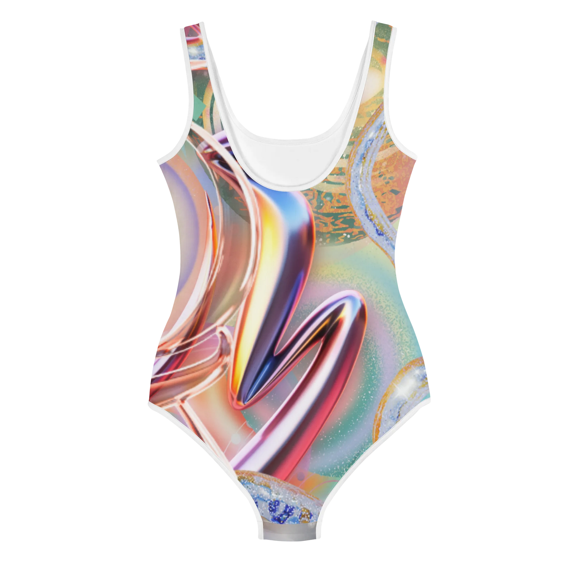 Pastel Abstract Youth Swimsuit product image (2)