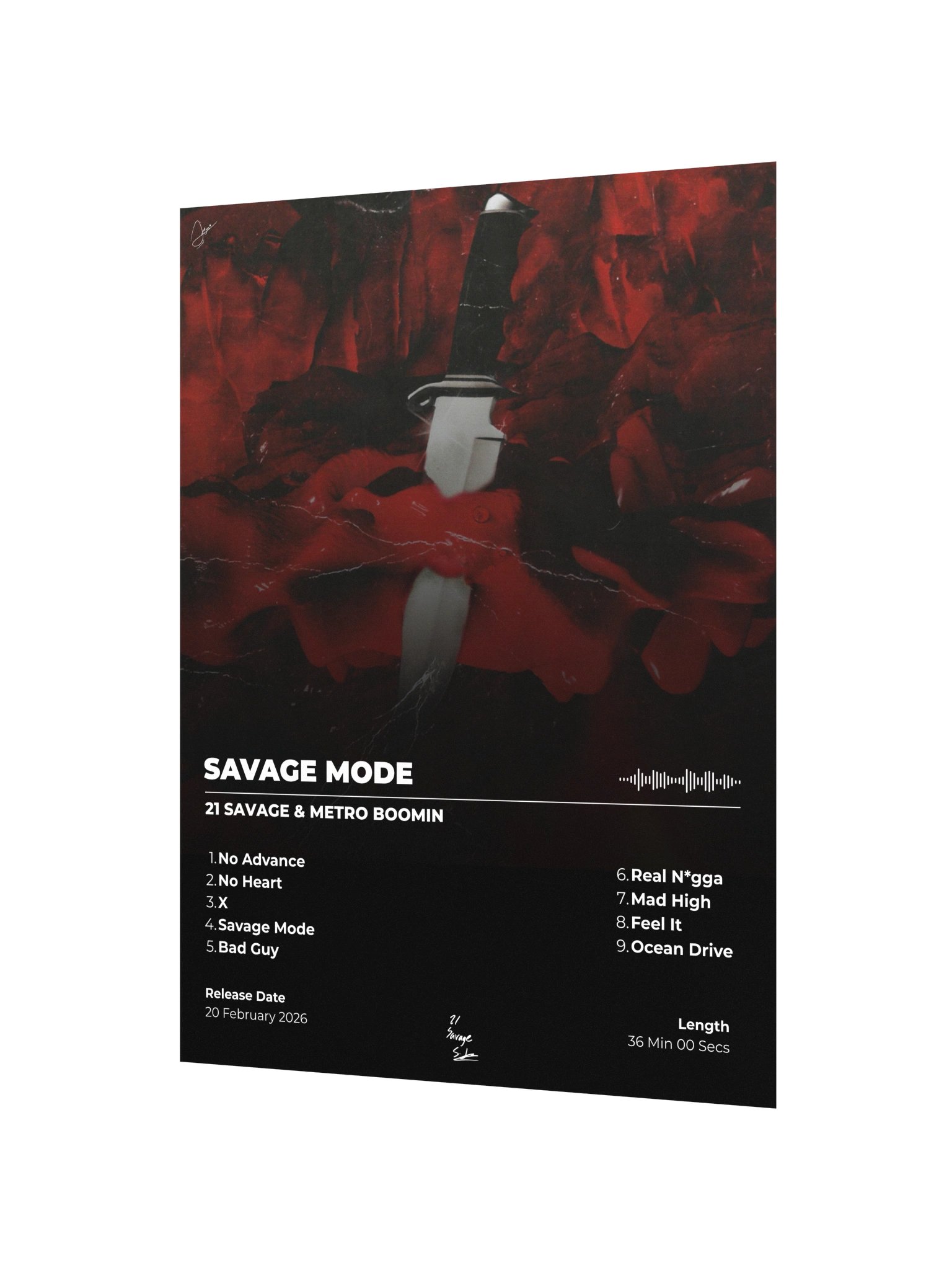 Savage Mode Album Poster product image (3)