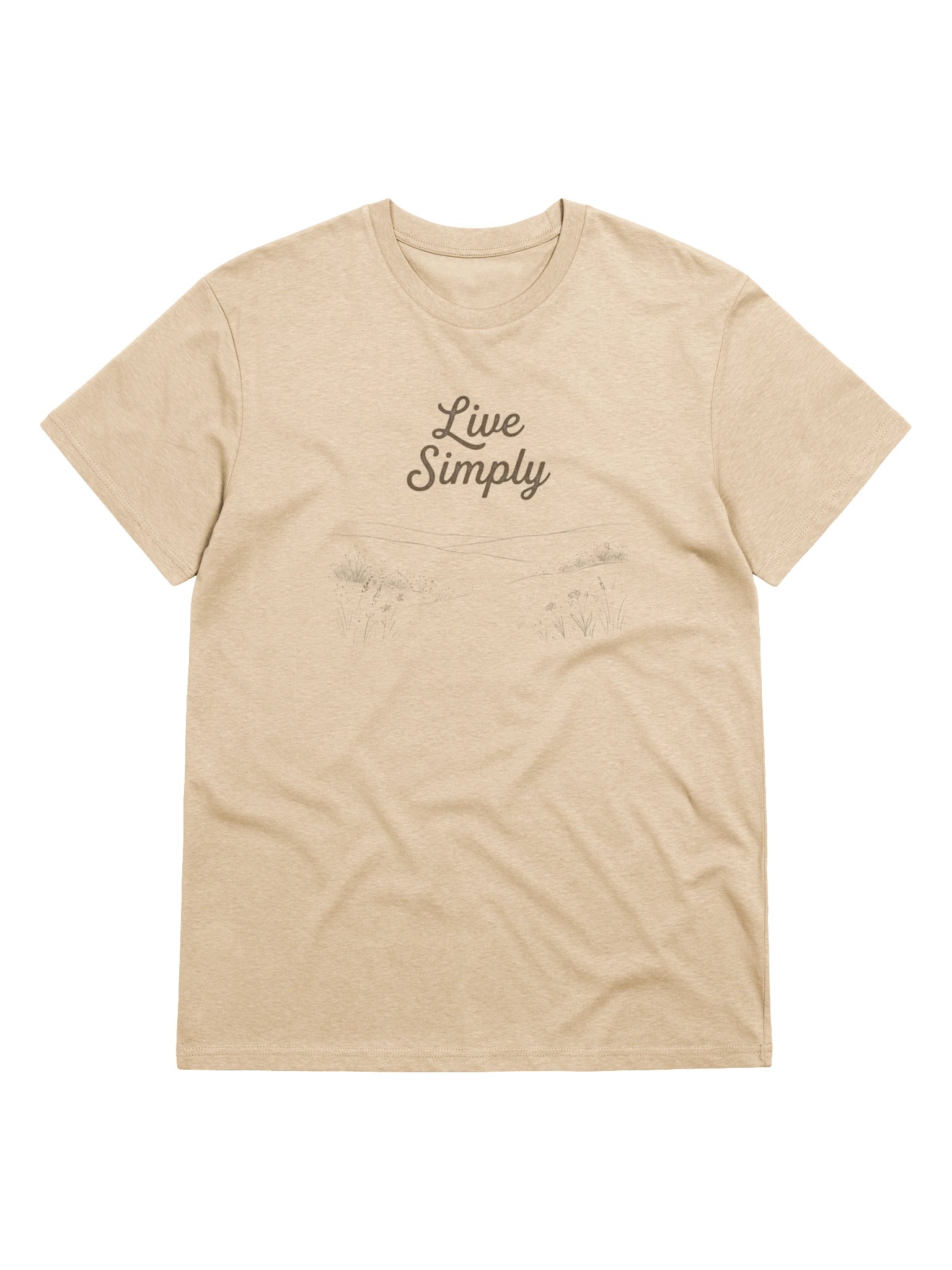 Live Simply T-Shirt – Minimalist Christian Life T-Shirt product image (1)