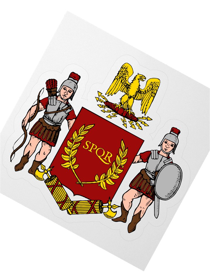 SPQR Roman Empire Crest Kiss Cut Sticker product image (4)