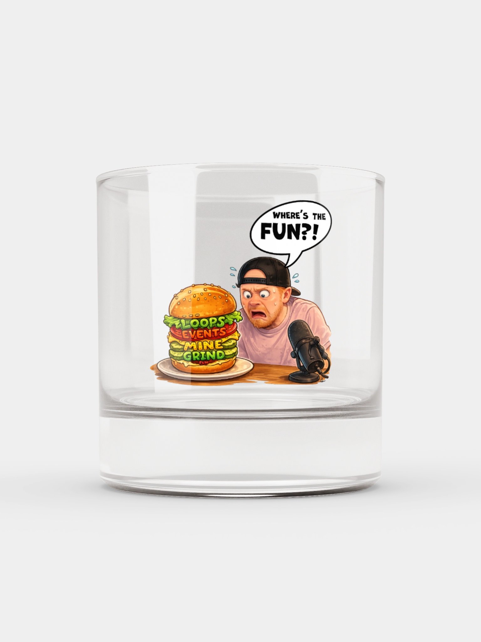 Where's the fun? - Whiskey glass! product image (1)
